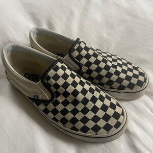Vans Checkerboard Slip-On Sneakers